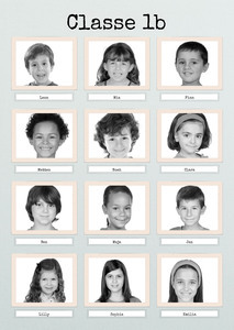 Collage Photo Rétro Enfants Personnalisée