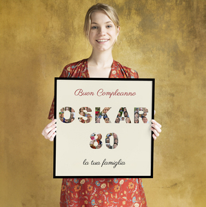 Crea una Collage Testuale Speciale per il Compleanno - Personalizza Ora!