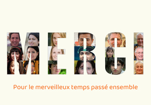 Collage photo personnalisée "MERCI" – Un cadeau unique et mémorable à personnaliser