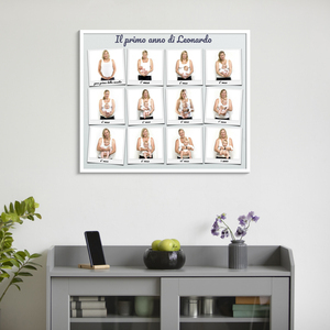 Crea il tuo poster Polaroid "Primo anno di..." per un ricordo unico Crea il tuo poster Polaroid "Primo anno di..." per un ricordo unico