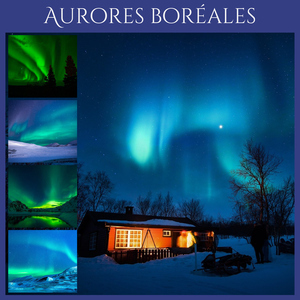 Créez un collage photo nature: aurores, arcs-en-ciel, orages – impression premium Créez un collage photo nature: aurores, arcs-en-ciel, orages – impression premium