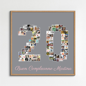 Crea collage foto "20" per il compleanno: personalizza e sorprendi! Crea collage foto "20" per il compleanno: personalizza e sorprendi!