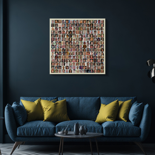 Créez une mosaïque photo carrée - plus de 220 images personnalisables