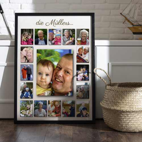 Fotocollage-Poster gestalten: Dein Familienerinnerungs-Highlight erstellen