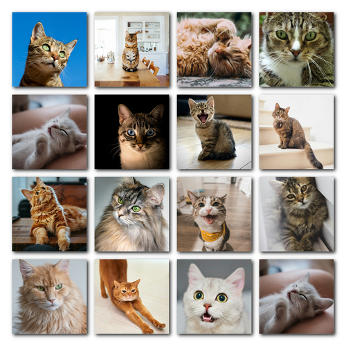 Katzen-Polaroid-Collage erstellen – mit Namen & Text deiner Katze personalisieren