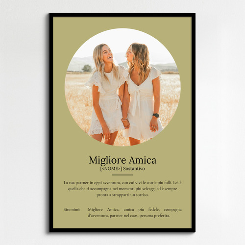 Poster Definizioni personalizzato "Bestie" - Personalizza con foto e testo!
