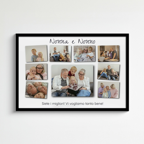 Collage Foto Nonni: Regala un Ricordo Speciale