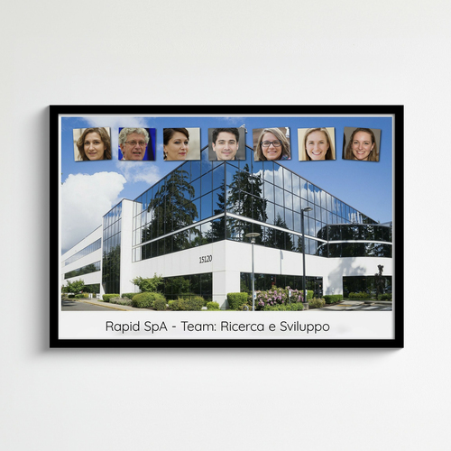 Crea la tua Collage Team su Alu-Dibond - Personalizza ora!