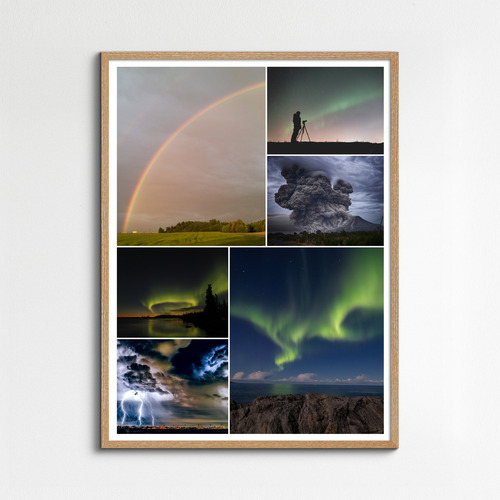Crea collage foto natura: aurore, cascate, arcobaleni, temporali - stampa premium online