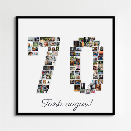 Crea la tua collage numero personalizzata per occasioni speciali!