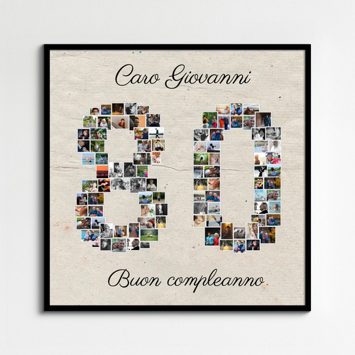 Crea una collage '80' con tue foto per un compleanno indimenticabile!