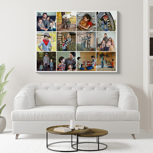 Crea la tua Collage Raster Elegante: Rendi unici i tuoi ricordi di famiglia