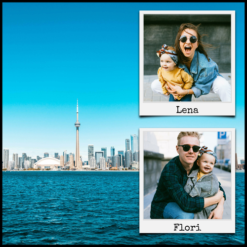 Collage Quadrata Acrilico: Personalizza i tuoi ricordi di viaggio